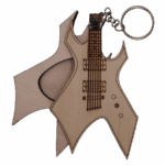 Warlock Naturel Gitar Formlu Ahşap Pena Kutusu - Görsel 2