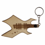 Warlock Naturel Gitar Formlu Ahşap Pena Kutusu - Görsel 5