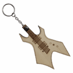 Warlock Naturel Gitar Formlu Ahşap Pena Kutusu - Görsel 7