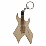 Warlock Naturel Gitar Formlu Ahşap Pena Kutusu