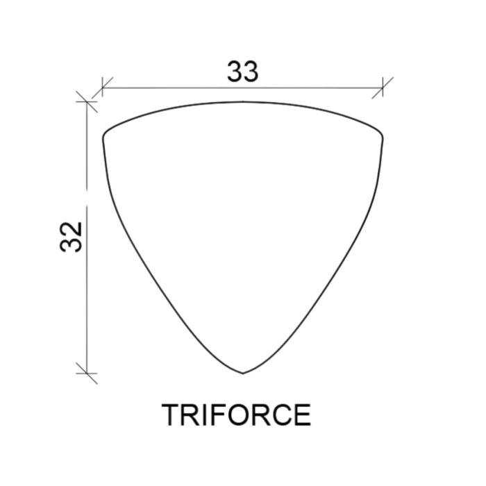 Green Rosewood Triforce Ahşap Pena | Zen Guitar & Picks - Görsel 3