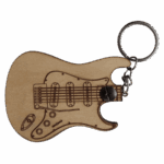 Stratocaster Naturel Gitar Formlu Ahşap Pena Kutusu - Görsel 2