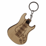 Stratocaster Naturel Gitar Formlu Ahşap Pena Kutusu - Görsel 4