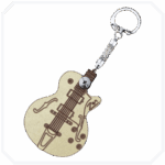 Jazz Gold Gitar Formlu Ahşap Pena Kutusu