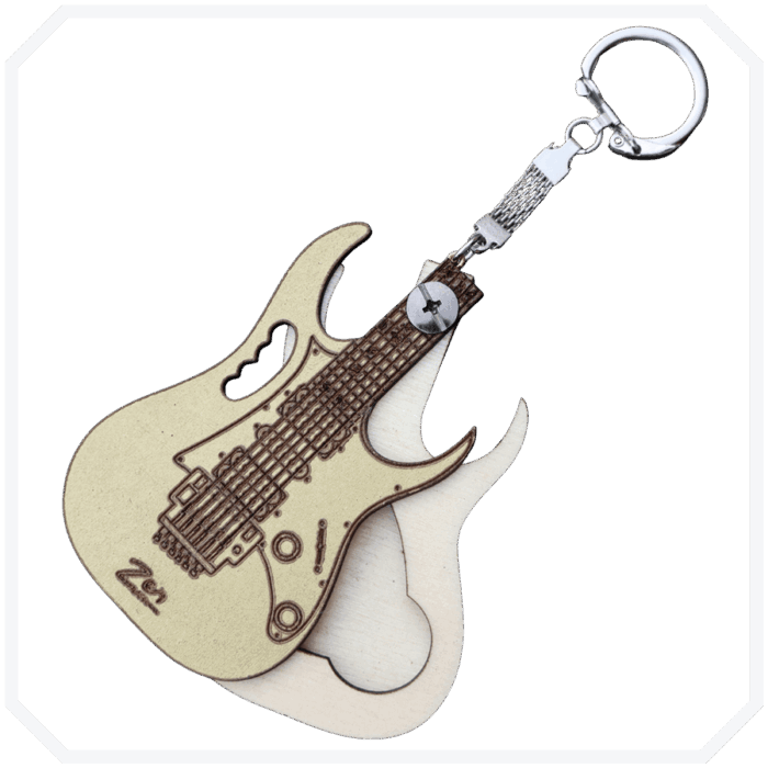 Jem Gold Gitar Formlu Ahşap Pena Kutusu - Görsel 2