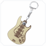 Stratocaster Gold Gitar Formlu Ahşap Pena Kutusu