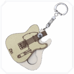 Telecaster Gold Gitar Formlu Ahşap Pena Kutusu - Görsel 2