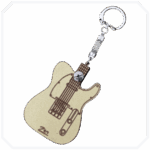 Telecaster Gold Gitar Formlu Ahşap Pena Kutusu