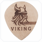 4'lü Viking 4  Naturel Ahşap Bardak Altlığı Seti