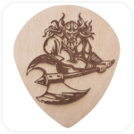 4'lü Viking 7 Naturel Ahşap Bardak Altlığı Seti - Görsel 2