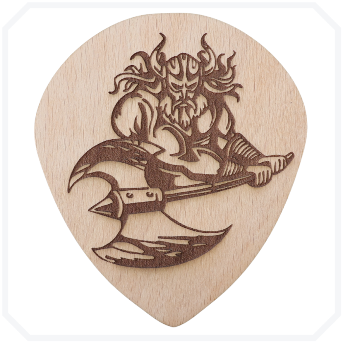 4'lü Viking 7 Naturel Ahşap Bardak Altlığı Seti - Görsel 2