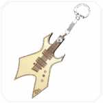 Warlock Gold Gitar Formlu Ahşap Pena Kutusu