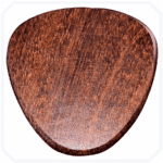 Brown Ebony Saucer Ahşap Pena
