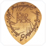 Lord Of The Picks Gold Ahşap Bardak Altlığı