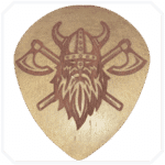 Viking 20 Gold Ahşap Bardak Altlığı