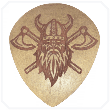Viking 20 Gold Ahşap Bardak Altlığı
