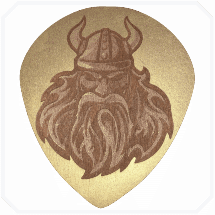 Viking 4 Gold Ahşap Bardak Altlığı