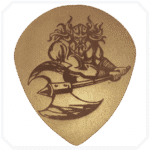 Viking 7 Gold Ahşap Bardak Altlığı