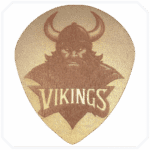 Viking 9 Gold Ahşap Bardak Altlığı