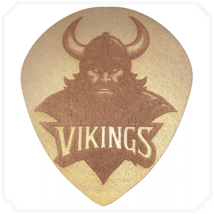 Viking 9 Gold Ahşap Bardak Altlığı
